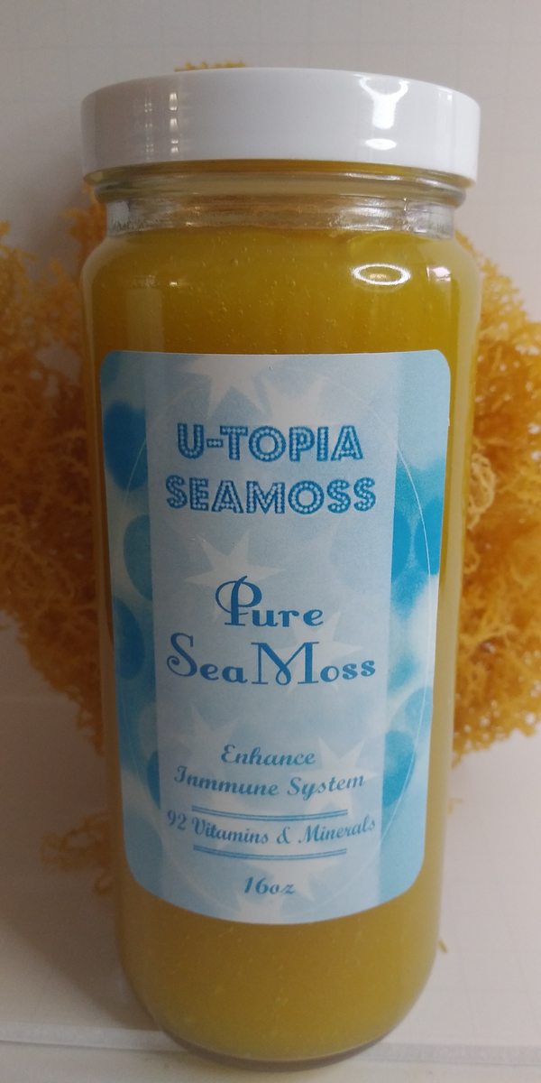 Utopia Ginger, Turmeric & Lime Sea Moss Gel – Utopiaseamoss
